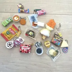 ミニチュア 食品 キーホルダー まとめ売り