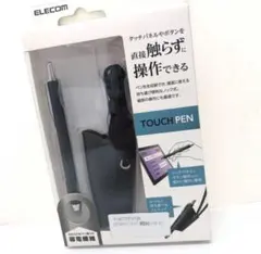 エレコム タッチペン ストラップ付 ノック式 スマホ/タブレット用　ト0314Dのサムネイル