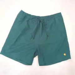 美品 Carhartt SWIM TRUNKS スイムトランクス グリーン XLのサムネイル