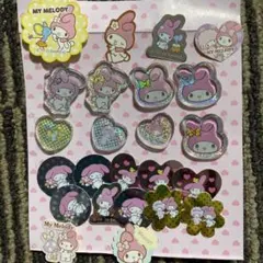 【即日発送】平成レトロ　My Melody おはじきシール　当時物