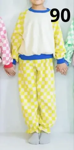 アイリ　チェック　スウェット　セットアップ