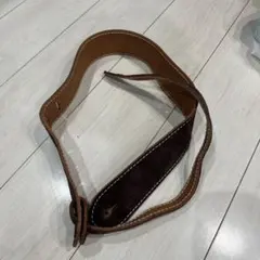 ohashi ギター ストラップ レザー 裏地スエード ループタイプ - メルカリ