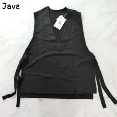 JaVa ベスト ジレ ブラック Lサイズのサムネイル
