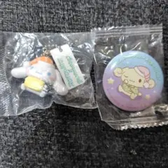 ビッくらポン　 シナモロール×くら寿司コラボ　キーホルダー　缶バッチ