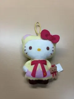 ハローキティ ぬいぐるみ ストラップ付き