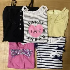 夏服　子供服まとめ売り　5点セット 110センチ　女の子服まとめ売り