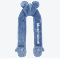 ミッキー マフラー ファンキャップ ブルー 青