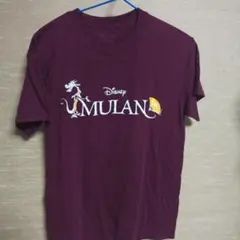 Disney MULAN ムーラン Tシャツ バーガンディ S
