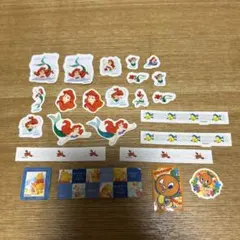 平成レトロ　フレークシール　アリエル　おまけシール付き