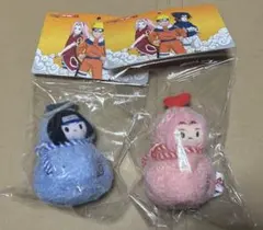 NARUTO POP MART ぬいぐるみマスコット 2種セット サスケ サクラ