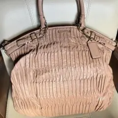 COACH Madison Gathered Leather Bag Y2K