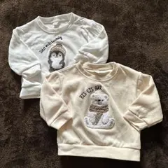 ペンギン・クマ柄トレーナーセット 12-18M