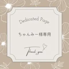 ちゃんみー様専用