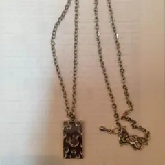 ディズニー ミッキー形押 ネックレス