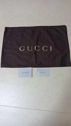 GUCCI 保存袋 巾着袋 ショッパー　保証書