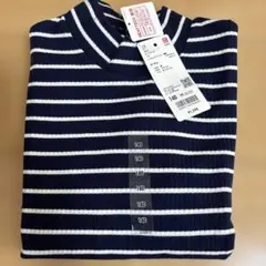 UNIQLO GIRLSヒートテックリブハイネックTシャツ 140