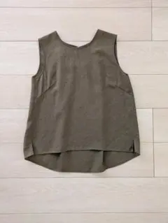MARNI マルニ ノースリーブ ブラウス カーキ アシンメトリー - メルカリ