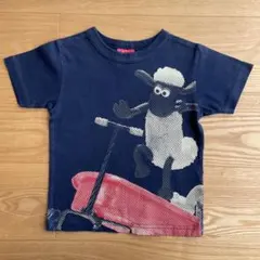 OJICO Shaun the Sheep Tシャツ ネイビーのサムネイル