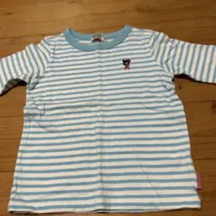 DOUBLE.B ミキハウス ボーダー 長袖 カットソー 100ロンT
