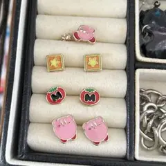 星のカービィ　ピアス　指輪