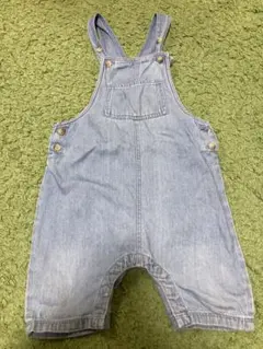 プチバトー　デニム　オーバーオール　サロペット　24m 86cm