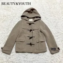 BEAUTY&YOUTH フード付きダッフルコート ウール混　アウター　着回し