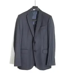 size46☆極美品☆エンポリオアルマーニMライン２釦ジャケット ダークネイビー