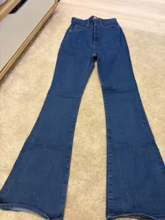 ブーツカットデニム サイズ23 ダークブルーマウジー