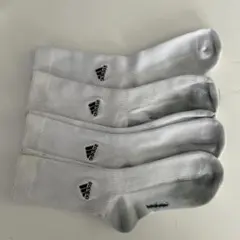 adidas ホワイトソックス 4足セット