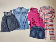 まとめ売り　デニムワンピース　ミニスカート　ポロシャツ