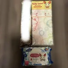 献血ちゃん　ボディタオル・ウェットティッシュセット