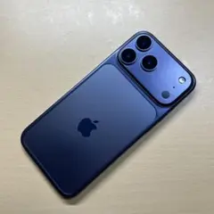 iPhone17 Pro Max モックアップ　模型　ディープブルー