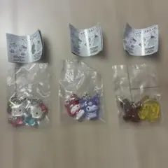 サンリオキャラクターズ　なかよしドロップチャーム3点