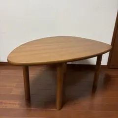 美品】ホワイト 木製テーブル ガラス天板 IKEA プレイテーブル 白