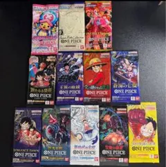 絶版パック含む　ワンピースカード 全12種 12パックセット