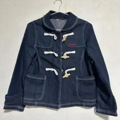 ダークデニム ダッフルコートジャケット ガールズ150㎝