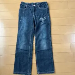 Mezzo Piano デニムパンツ ビジュー付き