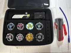 ベイブレードX まとめ売り ベイ8個、ランチャー、ケースなど付属