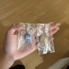 ポケピース　めじるしガチャマスコット　ポッチャマ　モクロー