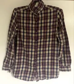 user_fc2407f6様 チェック柄ネルシャツ（ネイビー・パープル）