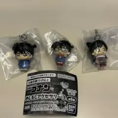 名探偵コナン　めじるしアクセサリー3 コナン新一蘭の3点セット