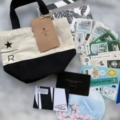Starbucks ミニトートバッグ リザーブ　ロースタリー　シールカード付き