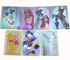 ディズニーキャラクターズ ウエハースカード　7枚セット