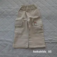 kokokids_ カーゴパンツ　XS　未使用