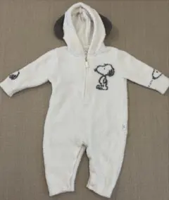 ジェラートピケ スヌーピーロンパース