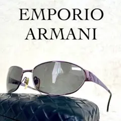 EMPORIO ARMANI　サングラス　ブラックレンズ　ブラウンフレーム