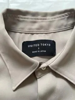 UNITED TOKYO 半袖シャツ ベージュ Sサイズ サイズ1 国産 愛媛産のサムネイル