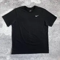 NIKE ナイキ DRI-FIT 半袖 Tシャツ 黒 L スウォッシュロゴ