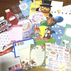 バラメモお裾分け５０枚以上　付箋、シール、マステ混ぜこぜ☆