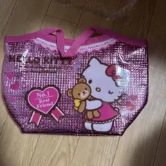 HELLO KITTY ラメ入りトートバッグ　ビンテージ　最終値下げ❗️